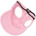 PSPSOP Adjustable Pet Dog Baseball Cap - Outdoor Sun Protection Hat with Ear Holes - Pink (M-Rosa) - Buy Online on GoSupps.com