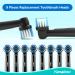 Yanaboo Toothbrush Heads Compatible with Braun Oral B Electric Toothbrushes Black Precision Clean Replacement Brush Head Fit Professional Care and More Vitality Pro Smart Genius Series (Pack of 8) 8c Black - Buy Online on GoSupps.com