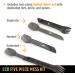 UCO Recycled ECO 5-Piece Camping Mess Kit with Bowl & Plate Set + Switch Spork Utensil - Midnight - Buy Online on GoSupps.com