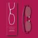 Compact Flat Folding Reading Glasses - Berry +2.5 | Stylish & Portable Eyewear - Buy Online on GoSupps.com