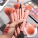 10PCS Tools Cosmetic Foundation & Eyeshadow Brush Set - Wooden Makeup Brushes for Flawless Application - Perfect for Girls - Buy Online on GoSupps.com