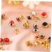 NUOBESTY 70pcs Rivets DIY Unhandled Color for Watchband Each Rivet Semicircular Seven Leatherware Alloy - Buy Online on GoSupps.com