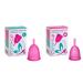 Kit Menstrual Cup MamiCup M+L (Pink) Soft flexible reusable medical silicone