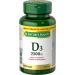 Nature's Bounty Vitamin D3 2500 IU 300 Softgels Helps to prevent Vitamin D deficiency Value Size