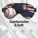 American Flag Baseball Sleep Mask - Adjustable Breathable Eye Mask for Comfortable Sleep | International Shipping Available - Buy Online on GoSupps.com