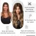 Hetto Balayage Extensions | Real Hair Remy Tresses - Chocolate Brown to Caramel Blonde #4/27/4 | 100g 45cm Ombre Hair Extensions - Buy Online on GoSupps.com
