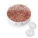 Contact Lens Case Rose Gold Glitter Portable Travel Contact Lens Box Contact Lens Storage Box