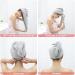 Chillyfar Microfiber Towel Set - Quick Drying Super Absorbent Hair Towels for Women & Girls (2 Pack: Beige & Dark Gray) - Perfect for Long Curly Thick Hair - Buy Online on GoSupps.com