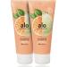 (FRUITS & PASSION) SHOWER GEL ORANGE CANTALOUPE 200ML 2 pcs Bundle Shower Gel with vitamin E and Antioxidant product biodegradable formula (200ML / 6.76 Fl. Oz) by ALO