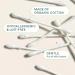 Cliganic Organic Cotton Swabs - 500 Eco-Friendly Paper Sticks - Buy Online on GoSupps.com