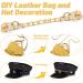 40 Pieces Gold D Rings Rivets for Leather Crossbody Purse Craft - Bag Hardware - Buy Online on GoSupps.com