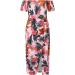 Briskorry V-Neck Floral Dress for Women - Elegant Summer Festival & Party Dress with Ruffled Hem | Shop Vintage Business Dresses Online - Buy Online on GoSupps.com