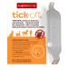 tick-off Patented Tick Tweezers Human Double-Sided Tick Tweezers for Dogs Cats Horses Tick Remover with 2 Tick Hooks and Ergonomic Handle Clinically Tested Single Pack White