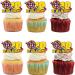 18pcs Rubber Gun Cupcake Toppers 10 for Boys Girls 10th Birthday Dart War Theme Party Supplies Bullet Target Gun Tenth Birthday Cake Decorations - Buy Online on GoSupps.com
