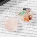 Soulnioi Pink Crystal 7 Chakra Tree of Life Pendant - Rose Quartz Healing Stone Necklace - Buy Online on GoSupps.com