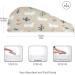 Boho Llama Dry Hair Cap Set | Quick Drying Towel & Button Headband - Super Absorbent & Comfortable - Buy Online on GoSupps.com