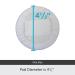 BraceAbility Hernia Belt Replacement Pad | Silicone & Soft Fabric Cover for Hernia Support | Fits Elastic Binders & Belts - Buy Online on GoSupps.com