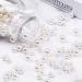 Ivory Pearl Craft Beads - 800pcs Loose Pearls for Jewelry Making, Crafts, Decoration - Vase Filler in Assorted Sizes by Anezus - Buy Online on GoSupps.com