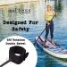 Madness Surfcraft Premium Coil SUP Leash - 10ft Coiled Paddle Board Leash | 7mm Thick Legrope Strap | For Stand-up Paddleboard, Longboard, iSUP | Improve Your Surfing with eBook - Buy Online on GoSupps.com
