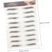 Balacoo 36 Pcs Eyebrow Stickers Waterproof Stickers 3d Brow Stickers -like Eyebrows Stickers 6d Cejas - Buy Online on GoSupps.com