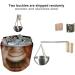 Premium 5-Piece Sauna Accessories Set - 7L Bucket Scoop Hourglass & Thermometer Hygrometer for Ultimate Wellness - Buy Online on GoSupps.com