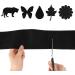 COCOBOO 4 Inch x 9 Feet Hook and Loop Tape  Strips with Adhesive  Nylon Self Adhesive Heavy Duty Strips for Home Office School Car and Crafting Organization - Buy Online on GoSupps.com