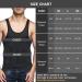 Odoland 5 Pack Men's Slimming Tummy Vest Thermal Compression Tank Tops - Black (Size Large) - Buy Online on GoSupps.com