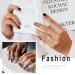 Checkered Nail Strips | Solid Color Nail Stickers | Self-Adhesive Wraps | 12 Sheets - Buy Online on GoSupps.com