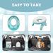 BATTOP Travel Potty Training Seat for Toddler Kids - Portable Foldable Toilet Trainer with Potty Liners - 2-in-1 Go Potty Chair for Boys and Girls - Mint Green Potties with Carry Bag - Buy Online on GoSupps.com