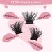 Lash Clusters 72 Pcs Individual DIY Extension Kit 8-16mm - Volume Wispy Lashes with Super Thin Band - Reusable & Comfortable - Posh D-8-16mix - Buy Online on GoSupps.com