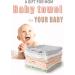 Konssy 6 Pack Baby Muslin Washcloths - 100% Cotton, Soft & Comfy for Newborns, Infants, Boys & Girls - Light Color - 11x11 - Set of 6 - Buy Online on GoSupps.com