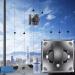 CHHMAELOVE Automated Robotic Window Cleaner with 4 Mop Pads Built-in 650mAh Battery Remote Control 4 Cleaning Modes Two-Way Water Spray Intelligent Edge Detection for High Rise Windows - Buy Online on GoSupps.com