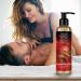 Buy Sensual Cinnamon Apple Massage Oil 200ml - Edible Kissable Body Oil with Almond Grape Seed & Macadamia Oils - Perfect for Couples - Buy Online on GoSupps.com