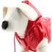 Buy Croci C7274477 Raindrop Cherry Raincoat for Pets - 30 cm | International Shipping Available - Buy Online on GoSupps.com