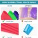 Allvodes Resistance Bands Set - 5 Latex Exercise Bands with Carrying Pouch | 5 Resistance Levels for Home Workout, Strength Training, Yoga & Pilates - Buy Online on GoSupps.com