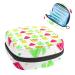 Anna Cowper Pineapple Watermelon Orange Leaves Sanitary Napkin Storage Bag Feminine Menstrual Cup Pouches Nursing Pad Holder Tampon Bags Portable Period Bag for Women Teen Girls 1Pcs Multi-colored 5