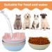 FANTESI 6 Pcs Cat Bowl Anti-Slip Cat Food Bowl Cat Feeding Bowls Multi-purpose Plastic Cat Food Bowl for Wet Food and Water Cat Bowls for Indoor Cats Kittens Puppies - Buy Online on GoSupps.com