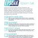 Epsoak Epsom Salt 5 lbs (Pack of 2) - Pure Magnesium Sulfate for Relaxation & Soothing Baths - Buy Online on GoSupps.com