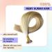 KOCONI Nano Ring Real Human Hair Extensions 22 50g 1g/Strand Nano Beads Keratin Tip Remy Hair #16/24 Ash Blonde Mix Bleach Blonde - Buy Online on GoSupps.com