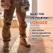 FOOTSECRET Work Boot Comfort Insoles - Extra Shock Absorption & Anti-Fatigue for Women - Neutrally Arch Support in Orange - Buy Online on GoSupps.com