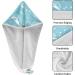 Little Blue Dolphins Hair Towel 2 Pack - Super Absorbent Quick Dry Hair Turbans for Women & Girls - Buy Online on GoSupps.com