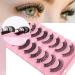 10 Pairs Eyelashes False Eyelashes Strip Lashes Russian Strip Lashes Natural Lashes Fluffy Cluster Lashes 3D False Eyelashes D Curl False Eyelashes(DH06-H5) - Buy Online on GoSupps.com