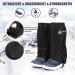 Hikenture Children's Waterproof Gaiters for Winter Hiking - Snow Leg Protection - Durable Black Gaiters for Kids - Buy Online on GoSupps.com