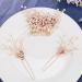Mikinona 1 Set Leaf Pearl Hairpin Hairstyles Gold Hair Clips Hair Accessories for Women Wedding Hair Side Comb Pearl Hair Clips Hair Combs for Styling Accessory Hair Combs for Women Metal - Buy Online on GoSupps.com