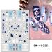 Christmas Nail Stickers 12 Sheets Self-Adhesive Nail Decal Cute Snowflake Elk Winter Nail Art Decoration Design Supplies - Buy Online on GoSupps.com