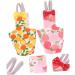Buy MipCase 4-Piece Washable Parrot Diaper Suit - Soft Breathable Adjustable Outdoor Costumes for Birds - Buy Online on GoSupps.com