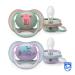 Philips Avent Ultra Air Pacifier 2-Pack - BPA-Free for 6-18 Months - Cat/Bear Design (SCF085/18) - Buy Online on GoSupps.com