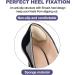 12 Pcs Premium Heel Inserts for Women & Men - Self-Adhesive Heel Protectors for Shoes Too Big - Heel Grips Liners for Relief of Heel Pain - Black & White - Buy Online on GoSupps.com