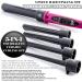 Deluxe Beauty Professional 8 Piece Interchangeable Flat and Curling Iron Set - Instant Hair Straightening and Curling - Pink - Buy Online on GoSupps.com