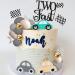 DRWATE 27 PCS Two Fast Cake Toppers Race Car 2nd Birthday Cake Decorations for Racing Car Checkered Flag Birthday Anniversary Party Decorations Supplies (01) - Buy Online on GoSupps.com